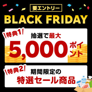 BLACK FRIDAYセール！