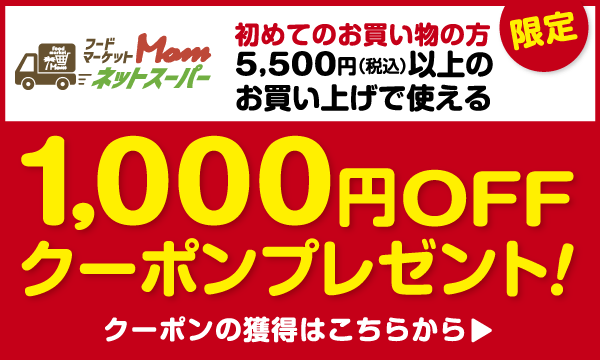 初回1,000円Offクーポン